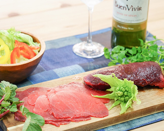 安心安全　ジビエシカ肉セット　スライス・ミンチ・ブロック　約450g