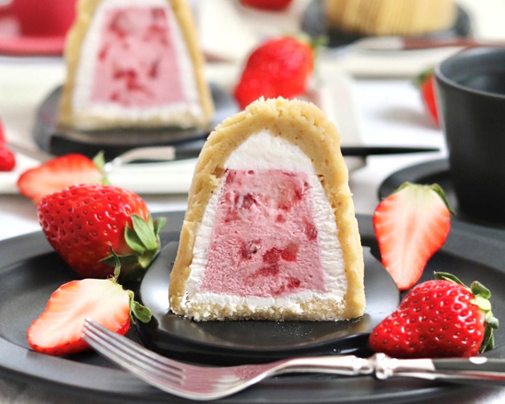 生モンブラン苺　4個入　1箱　約520g グルテンフリー