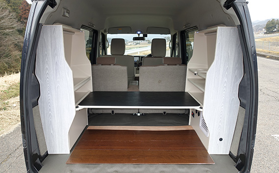 キャンピングカーレンタル　エブリイ　平日36時間　土日祝日別途対応可能