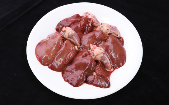 冷凍　恵那どり　肝　鶏レバー　バラ凍　2kg