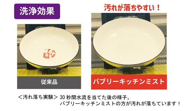 キッチンシャワー バブリーキッチンミスト（ホワイト）