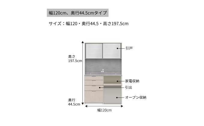 キッチンボードRU-S1202R