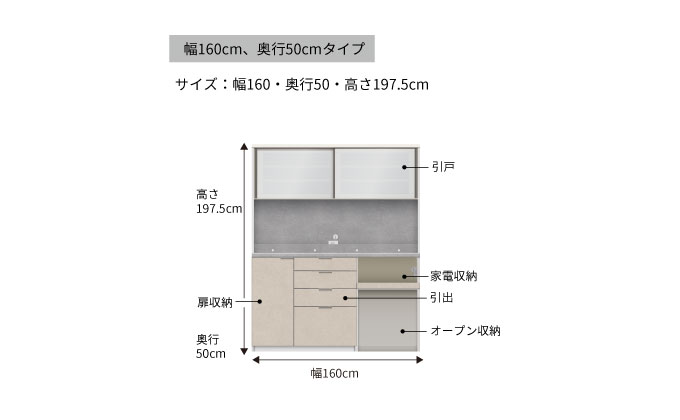 キッチンボードRU-1602R