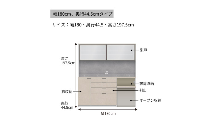 キッチンボードRU-S1802R
