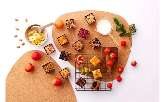 ナガラタタン　奏でる積み木　パウンドケーキ詰め合わせ12個入り