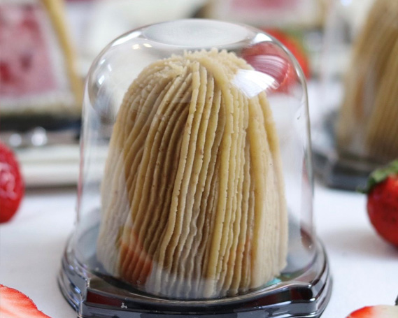 生モンブラン苺　4個入　1箱　約520g グルテンフリー