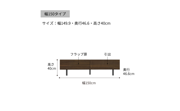 テレビボード 組立設置 WV-150