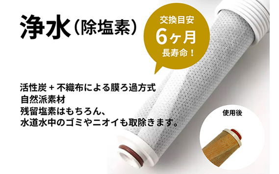 浄水×マイクロナノバブル シャワーヘッド　バブリージョワー2.0