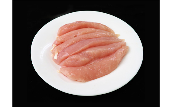 冷凍　恵那どり　ささみ　バラ凍　2kg