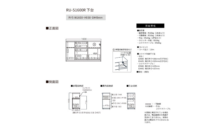 カウンターRU-S1600R