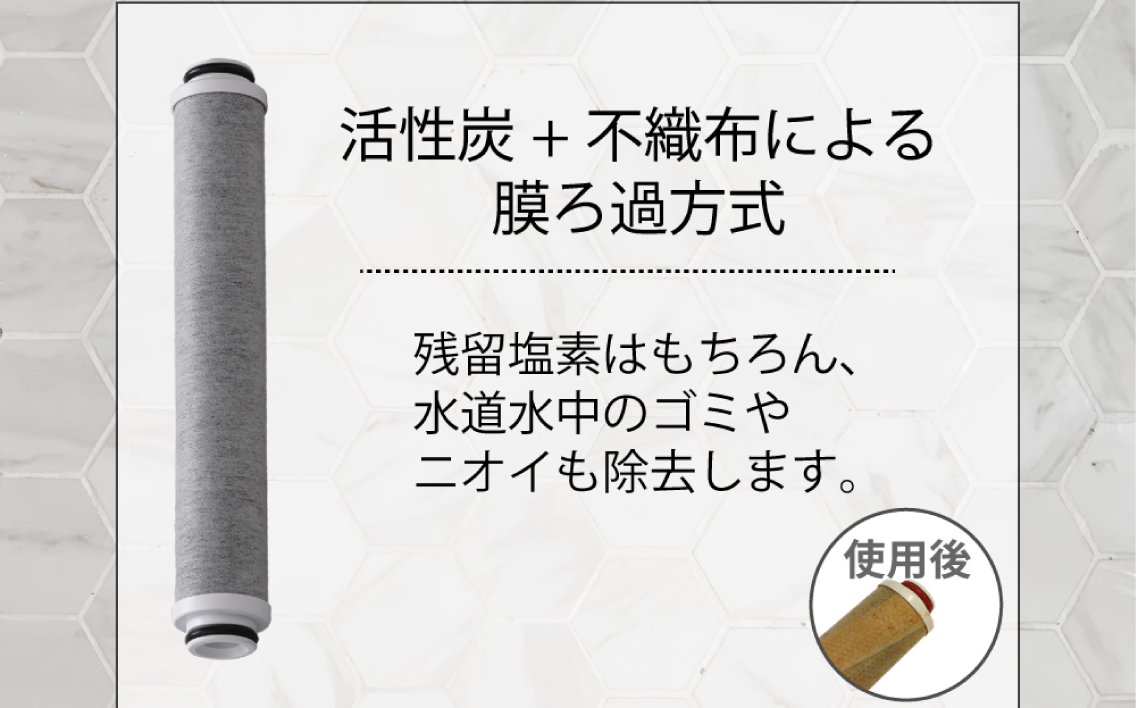 浄水×ナノバブル シャワー 3水流 バブリージョワー3.0 JS24W