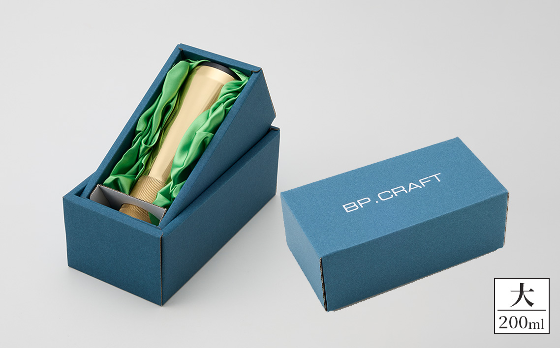 真鍮製 タンブラー 大 【クリア】