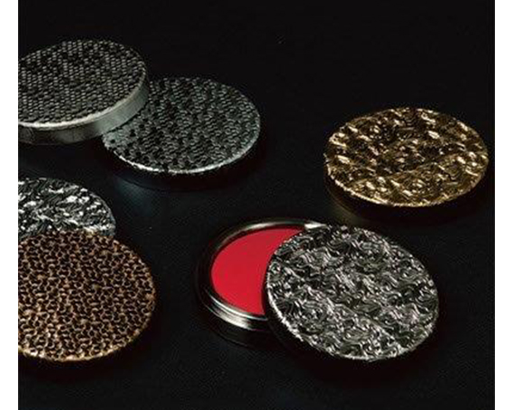 朱肉ケース　カモン　ゴールド