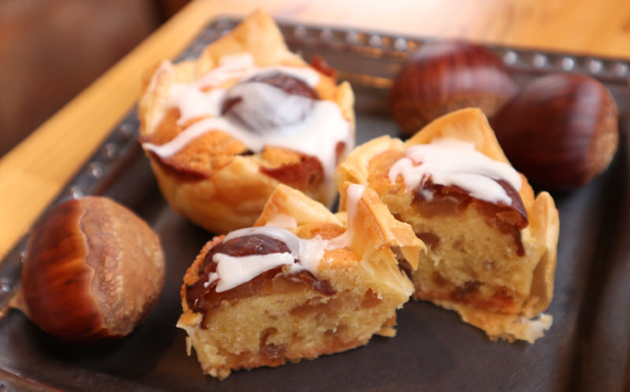 さくさくしっとり柿栗おやつ6個入り　約260g