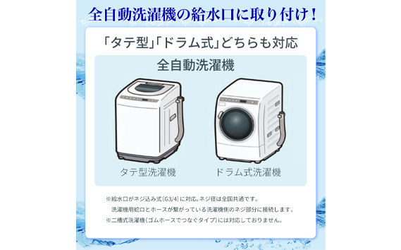 ナノバブル発生キット　全自動洗濯機用
