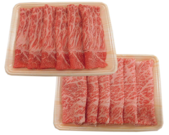 飛騨牛ロース・モモすき焼き用  計約600g（5等級／冷凍）