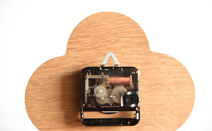 四葉の壁掛時計M 白 ※離島への配送不可