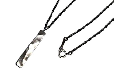 SDGs一点物技法シルバータタキネックレス50cmユニセックス ※離島への配送不可