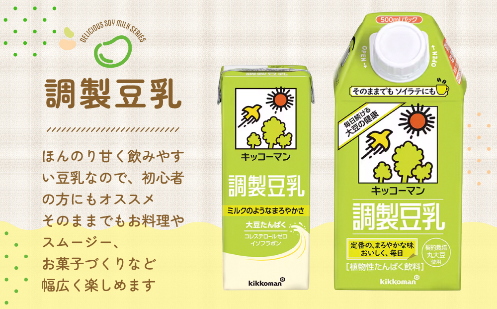 【5ヵ月定期便】キッコーマン 3連 調製豆乳 200ml 30本セット｜紙パック 高評価 ソイミルク 植物性ミルク 常温 常温保存 飲み物 飲料 ドリンク コレステロール 健康 美容 朝食 ヘルシー たんぱく質 タンパク質 蛋白質 調製豆乳健康 調製豆乳朝食 豆乳健康 ソイミルク健康 ソイミルクたんぱく質 ソイミルク朝食 飲料健康 健康飲料 大豆 イソフラボン ※離島への配送不可