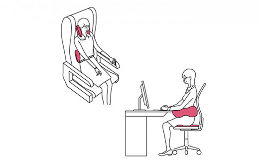 こんなの欲しかった！やみつきエアークッション　プレミアム4点セット ※離島への配送不可