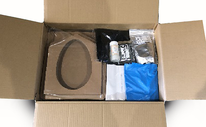 緊急対応災害トイレ（ダントイレ）基本セット 凝固剤約100回分付き ※北海道・沖縄・離島への配送不可