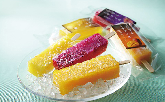 養本社のマンゴー・ドラゴンフルーツ くずアイスセット 2種類×各5本 ｜アイス デザート スイーツ おやつ 贈答用 贈り物 ギフト プレゼント