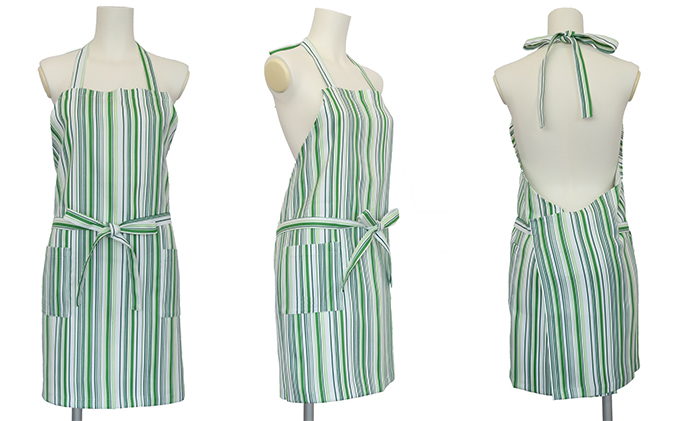 抗菌抗ウイルス エプロン（グリーン） ※離島への配送不可