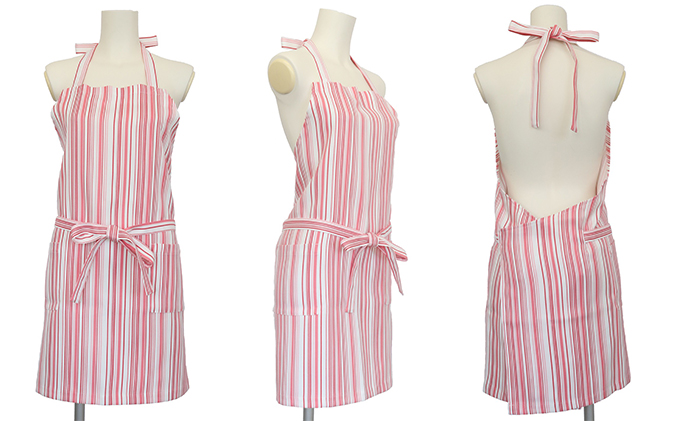 抗菌抗ウイルス エプロン（ピンク） ※離島への配送不可