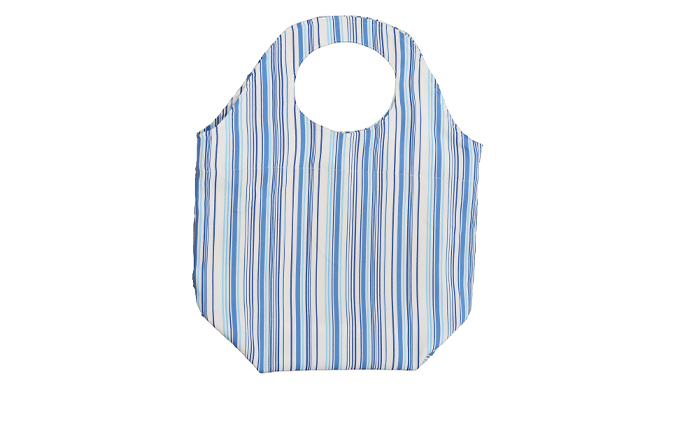 抗菌抗ウイルスポケッタブルエコバッグ（ブルー） ※離島への配送不可