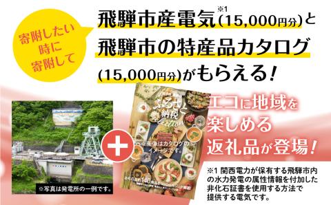 ふるさとＥＣＯプラン from 飛騨市　水と森ゆたかな岐阜県飛騨市産のＣＯ2フリーの電気と飛騨市の特産品カタログ