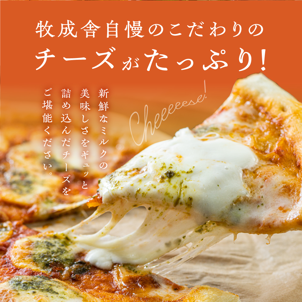 【マツコの知らない世界】で紹介されました！飛騨のチーズたっぷりピザ贅沢セット ピザ 牧成舎 チーズ 惣菜 パーティー 冷凍
