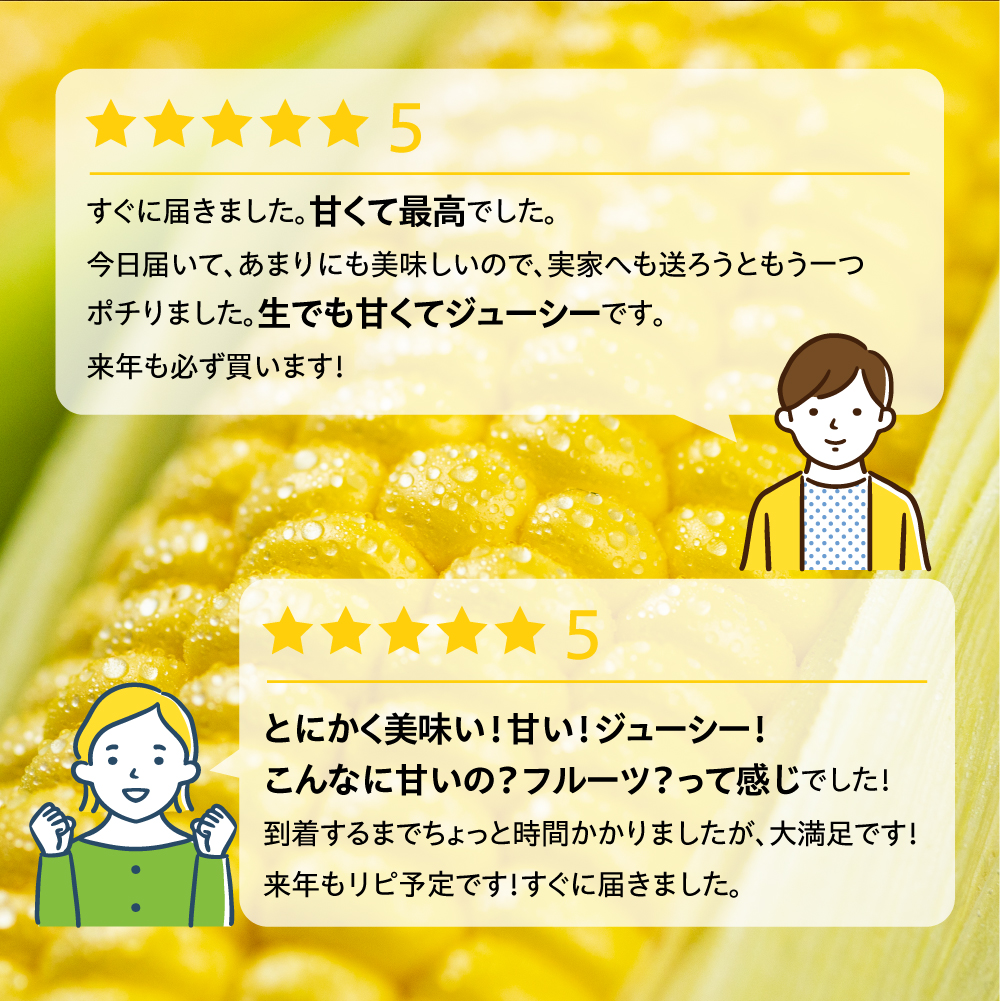 《2026年 先行予約》令和8年産《期間・数量限定》まるでフルーツ！特別栽培トウモロコシ　激甘！極旨のスーパースイート系トウモロコシ「カミオカスターコーン」とうもろこし 5本お届け 野菜 とうもろこし