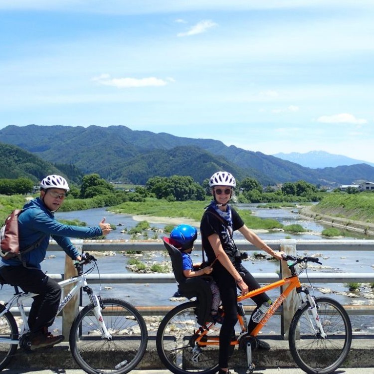 飛騨里山サイクリング プライベートガイドツアー スタンダードコース 1～4名様まで[Q2475]