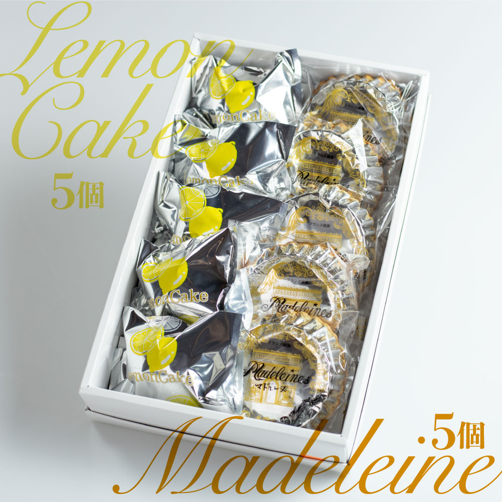 マドレーヌ＆レモンケーキ セット 計10個  飛騨古川 大久保製菓舗 ギフト 手土産[Q514re]