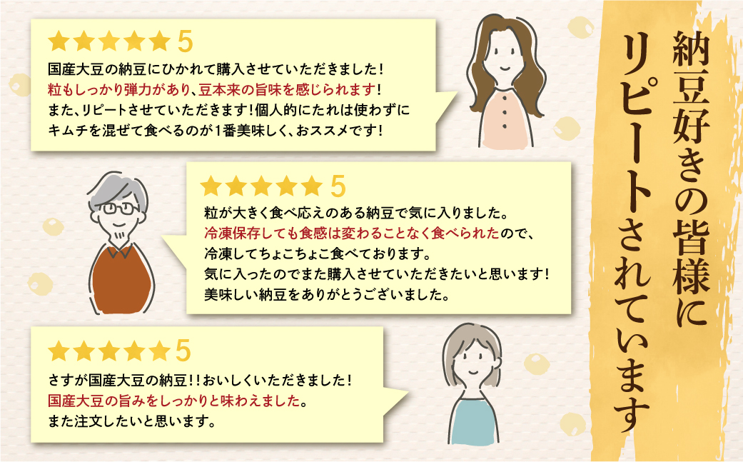 飛騨納豆 国産大豆 納豆 大粒 3パック 5個 合計15パック 橋本商店 なっとう 高級納豆 [Q071u5000]