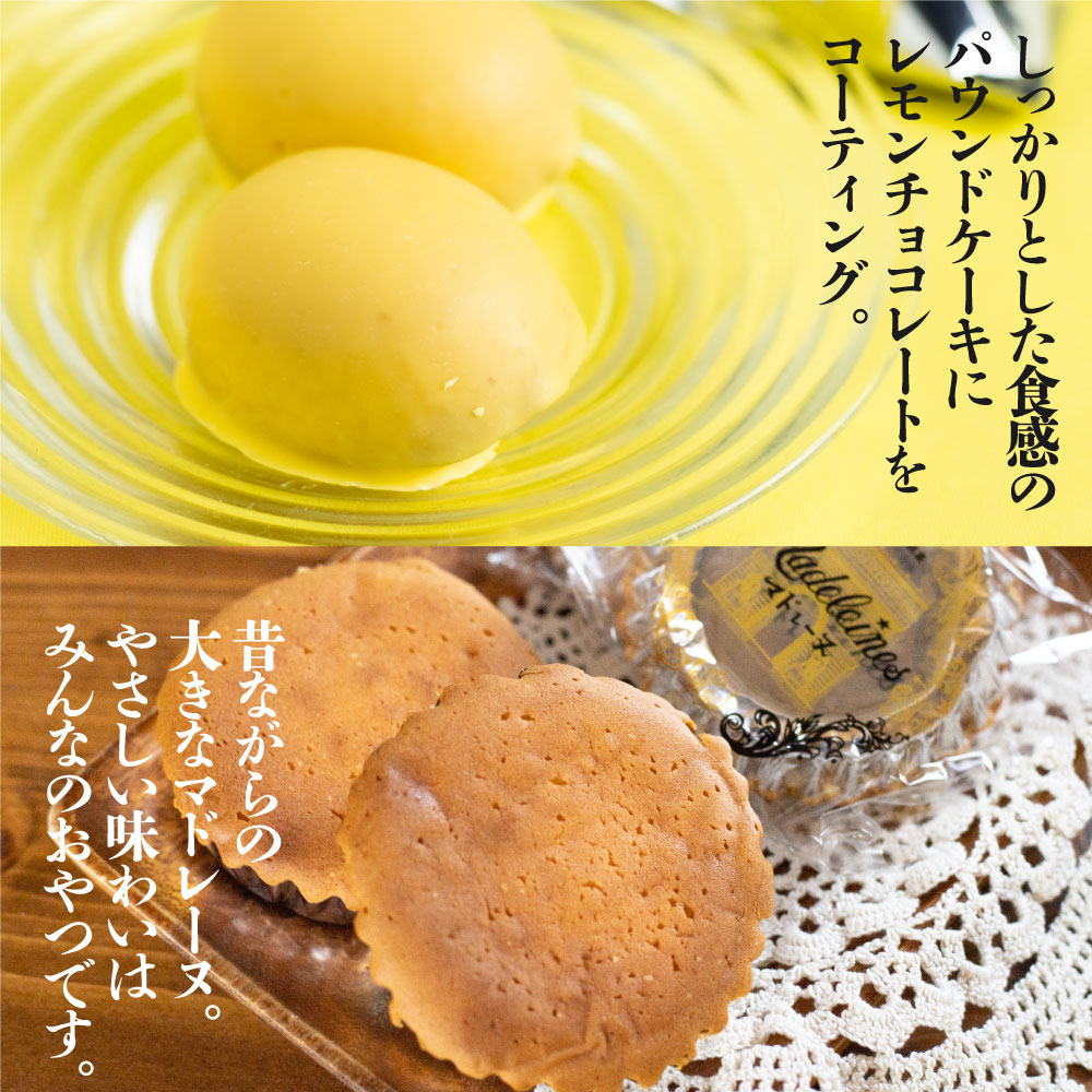 マドレーヌ＆レモンケーキ セット 計10個  飛騨古川 大久保製菓舗 ギフト 手土産[Q514re]