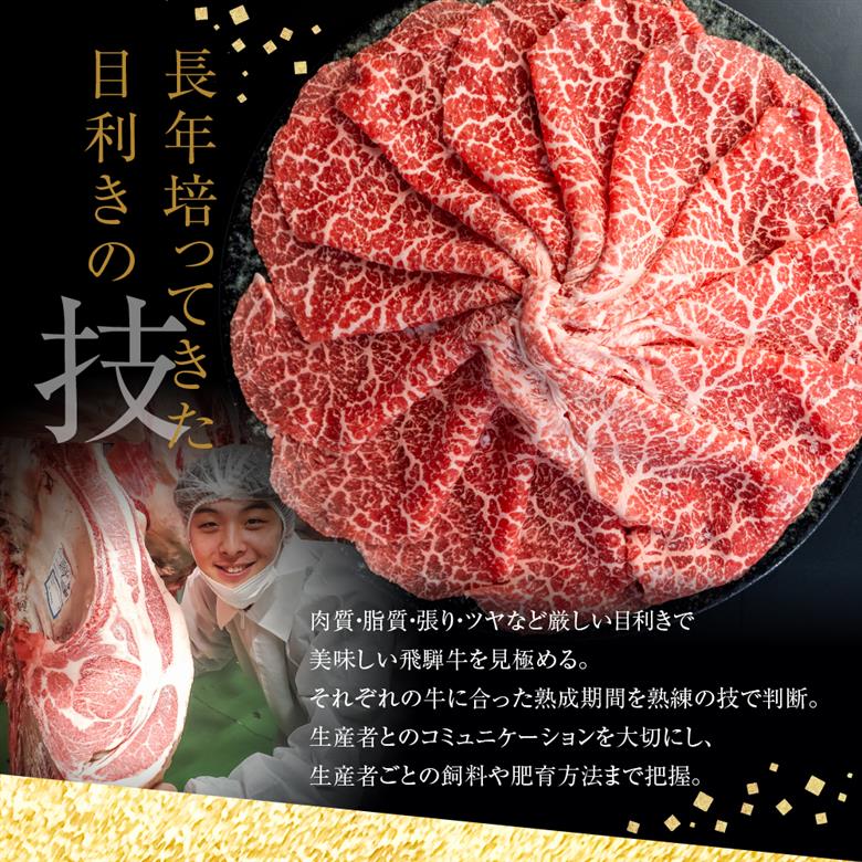飛騨牛ロースしゃぶしゃぶ　450g  しゃぶしゃぶ用 国産牛 国産 牛肉 肉 厳選 熟成 贈答用[Q875xc]