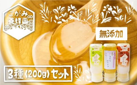 飛騨産 生蜂蜜 詰め合わせ セット 200g×3種類 ギフト 国産無添加 さくら トチ アカシア はちみつ ハニー 非加熱[Q1202x]