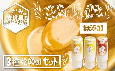 飛騨産 生蜂蜜 詰め合わせ セット 200g×3種類 ギフト 国産無添加 キハダ トチ 百花 はちみつ ハニー 非加熱[Q1205x]