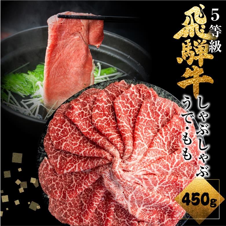 飛騨牛うでorももしゃぶしゃぶ 450g しゃぶしゃぶ用 国産牛 国産 牛肉 肉 厳選 熟成 贈答用[Q878xc]
