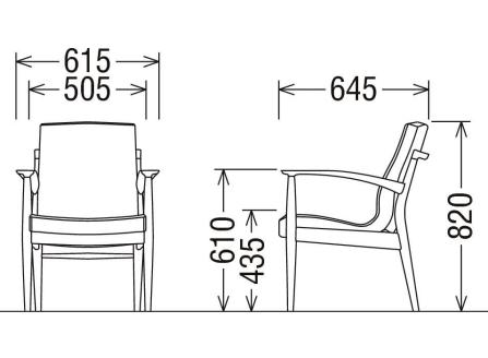 カリモク家具『肘付ダイニングチェア』CD3150 [1253]