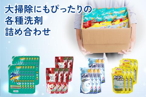 [生活応援] 台所＆お風呂まわりセット (洗剤 お風呂用 洗濯槽クリーナー 洗濯用固形石鹸 ハンドソープ 重曹) [0945]