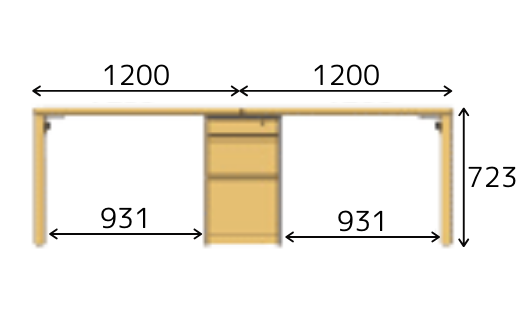 カリモク家具『学習デスクセット：スパイオユニットB』SU8140 SU8141 SU8144 XT0611 [1080]