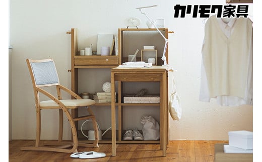 カリモク家具『学習デスクセット：ユーティリティプラスF』SS3955 QS3587 XT2401 [1156]