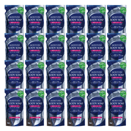 [生活応援] モイスチャーボディソープ詰替２４個セット  日用品 ボディーソープ せっけん 石鹸 消耗品 バス用品 ケア用品 バスグッズ 液体洗剤 体用石鹸 岐阜県 本巣市