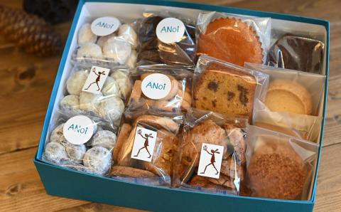 ANoi 焼き菓子セット 13種（パウンド,ショートブレッド,クッキー,マドレーヌ,スノーボール,ディアマン）洋菓子 お菓子 焼菓子 贈答 ギフト【55-2】 焼菓子セット 13種