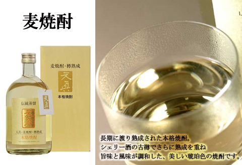 【天領酒造】「天真」麦・そばセット  麦焼酎 蕎麦焼酎 （各 720ml×1本） 焼酎 お酒 下呂温泉【2-21】