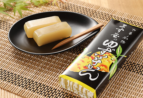 下呂温泉名物 ます屋のゆず羊かん　1本（390g）地元産柚子使用【76-1】
