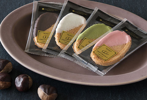 下呂ショコラ煎餅 ４色アソート ギフト缶　4色×14枚(計56枚) 個包装【6-2】