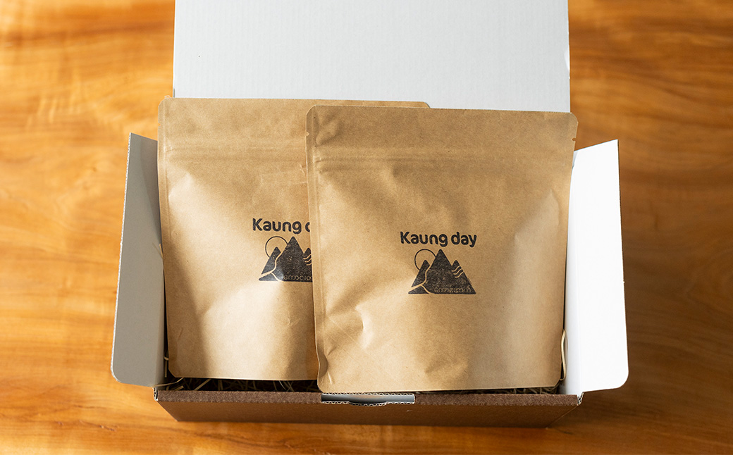 「Kaung day」ミャンマースペシャルティコーヒー豆 2種セット（ウォッシュド・中深煎り　/　ナチュラル・中煎り（各100g））（豆）コーヒー 珈琲 コーヒー豆 カウンデー【98-1】